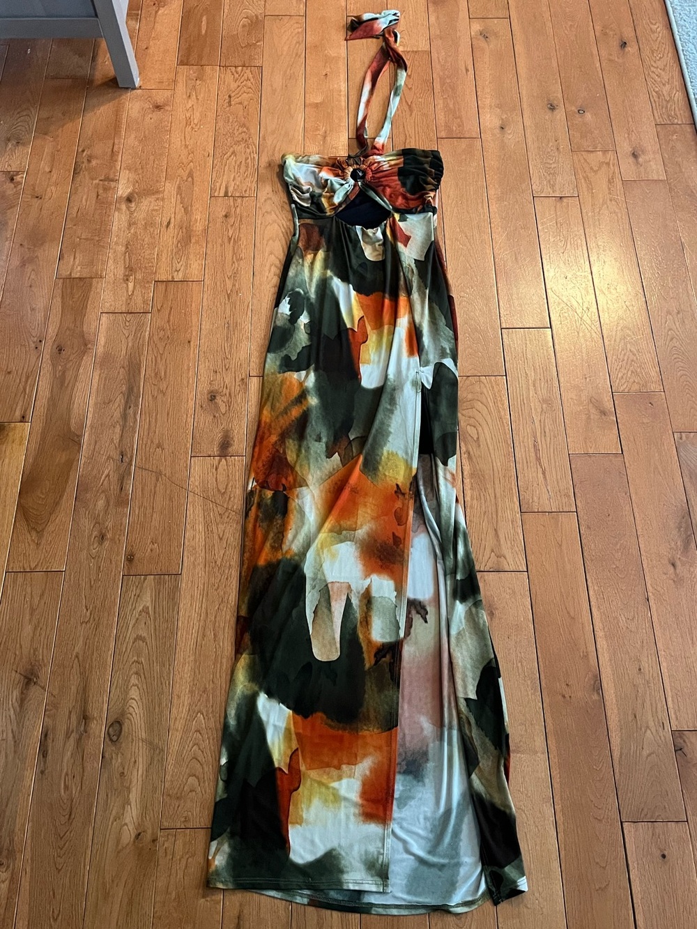 Windsor Halter Maxi Dress - Size Medium